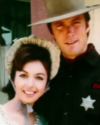 A picture of Roxanne Tunis with her ex-boyfriend Clint Eastwood.